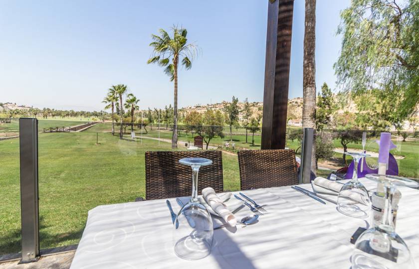 The Clubhouse Restaurant | Tables available at the edge of the golf course