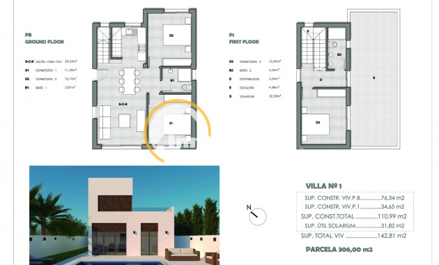 New build - Villa - Ciudad Quesada - Doña Pepa