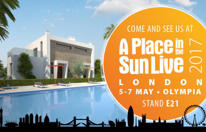 Fería inmobiliaria A Place in the Sun Live 2017 London Olympia, 5-7 May 2017