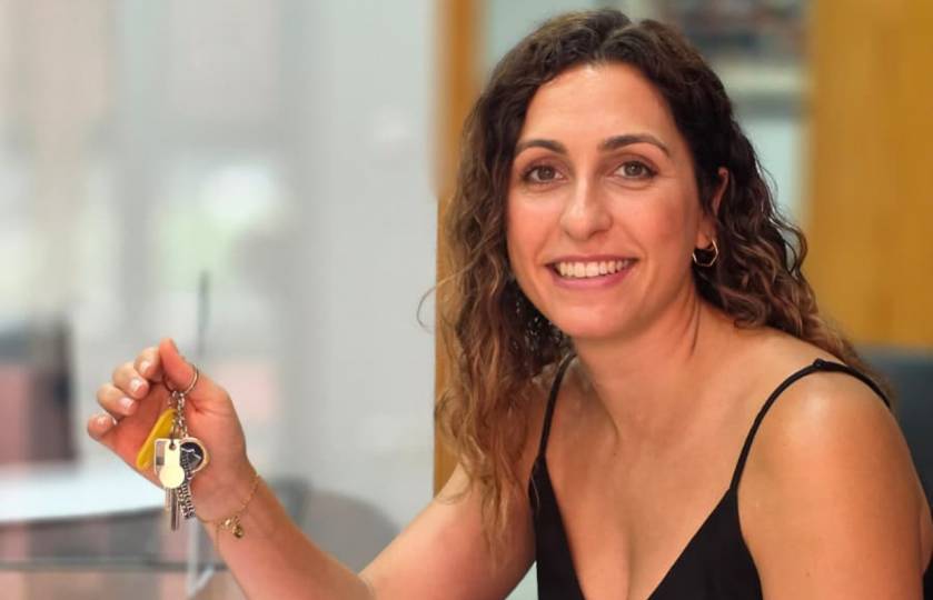 Belén compra su primera vivienda en Fortuna, Murcia