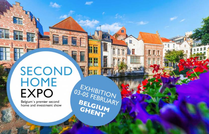 Second Home Expo property exhibition, Ghent Belgium, 03-05 February 2018