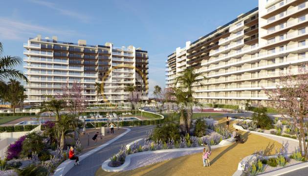 Apartamentos junto al mar con vistas panorámicas al mar en una comunidad exclusiva