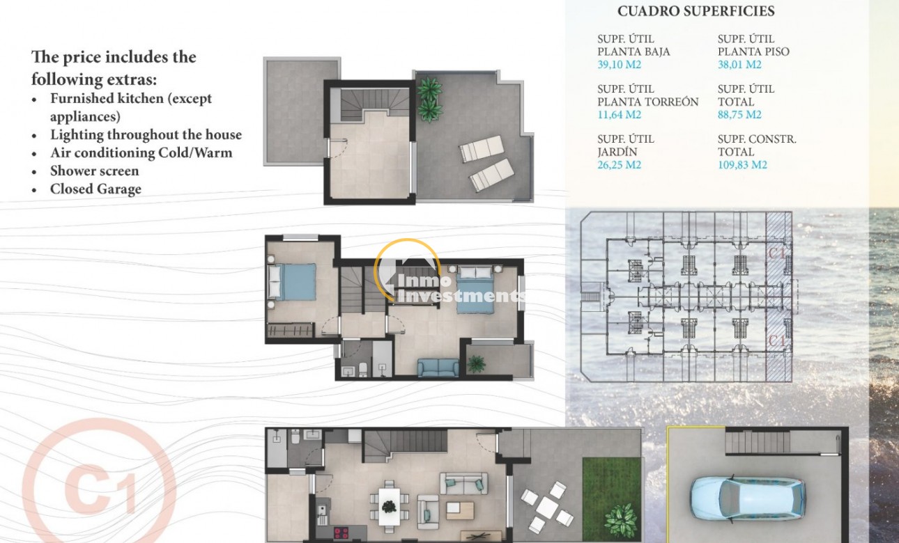 Nouvelle Construction - Maison mitoyenne - La Manga del Mar Menor - La Manga