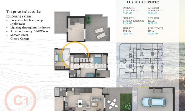 Nieuwbouw - Townhouse - La Manga del Mar Menor - La Manga