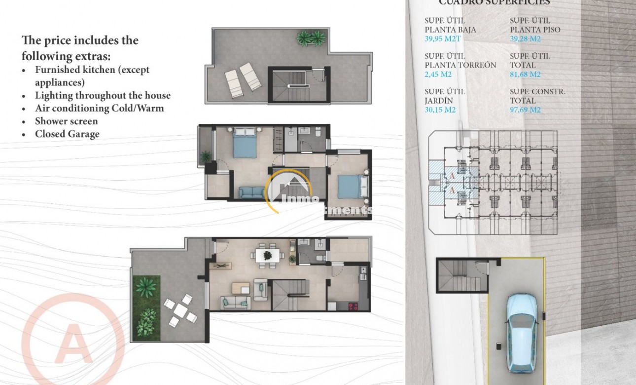 New build - Town house - La Manga del Mar Menor - La Manga