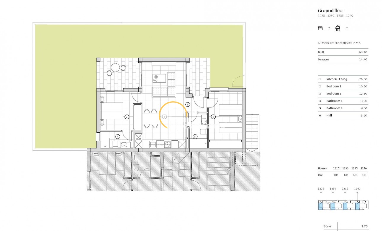 Neubau Immobilien - Bungalow - Algorfa - La Finca Golf