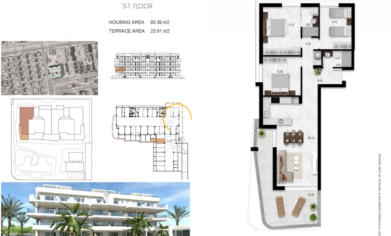 Neubau Immobilien - Apartment - Orihuela Costa - Lomas De Cabo Roig