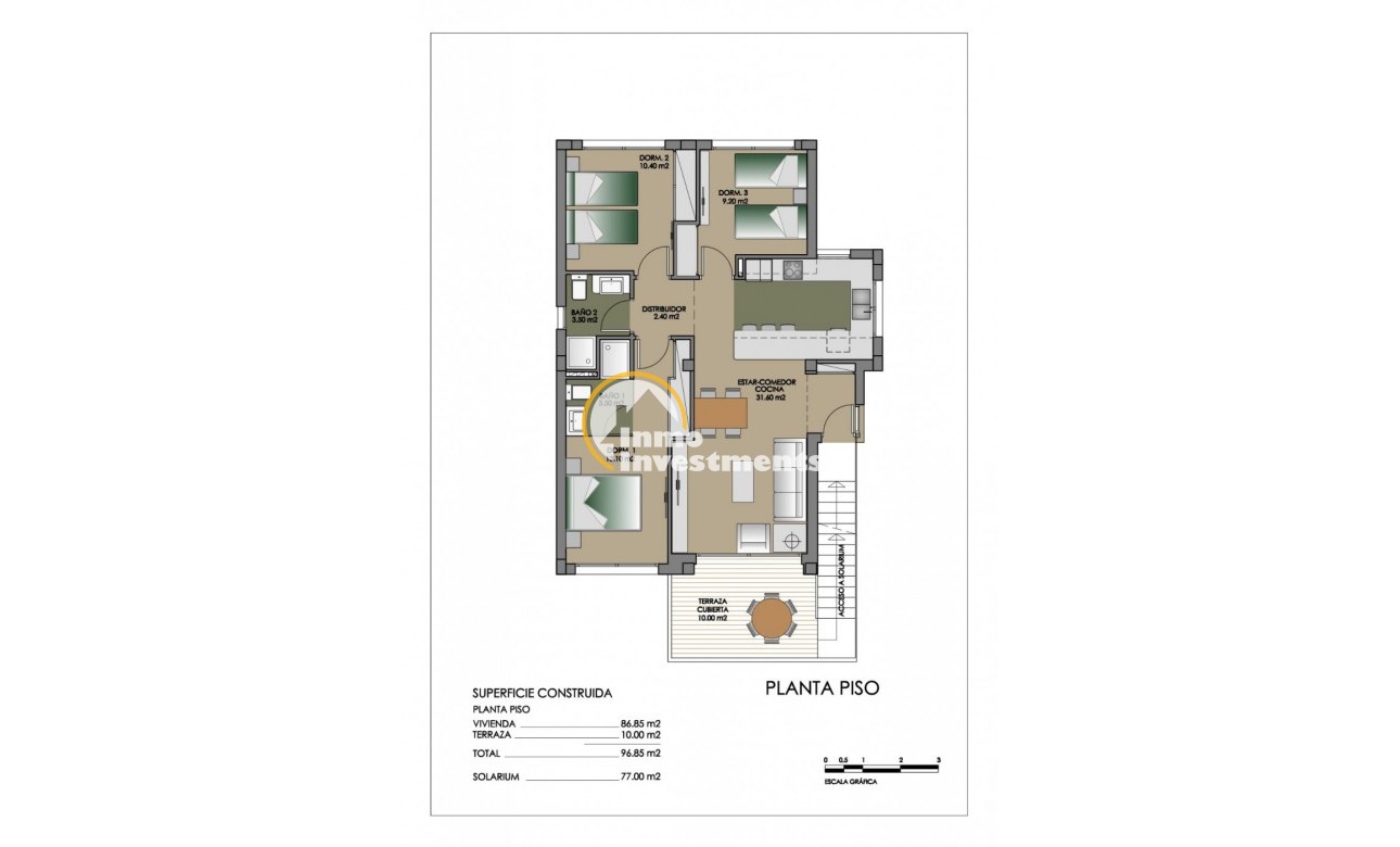 Nieuwbouw - Bungalow - San Miguel de Salinas - Urbanizaciones