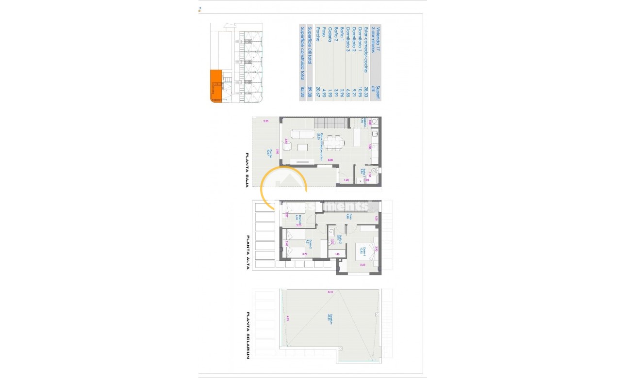 Neubau Immobilien - Reihenhaus - Orihuela Costa - PAU 26