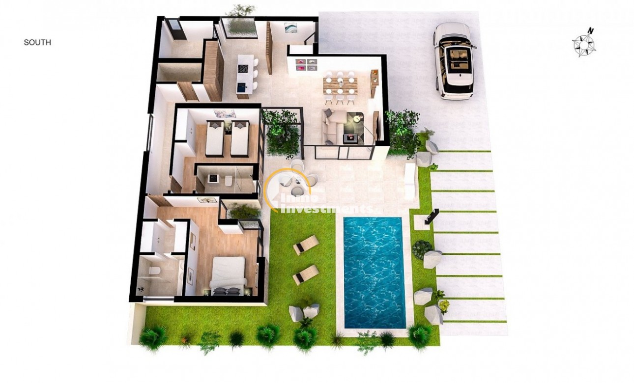 Neubau Immobilien - Villa - BAÑOS Y MENDIGO - Altaona golf and country village