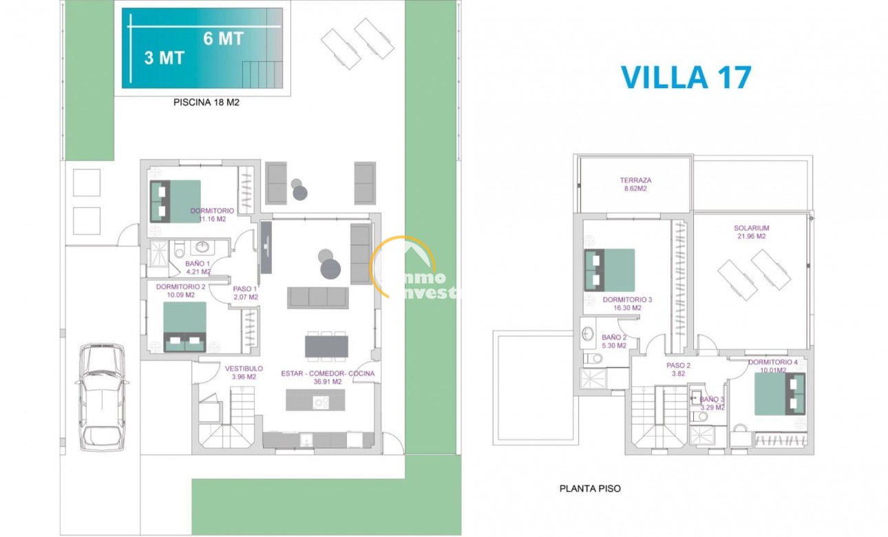 Neubau Immobilien - Villa - Murcia - Roda Golf