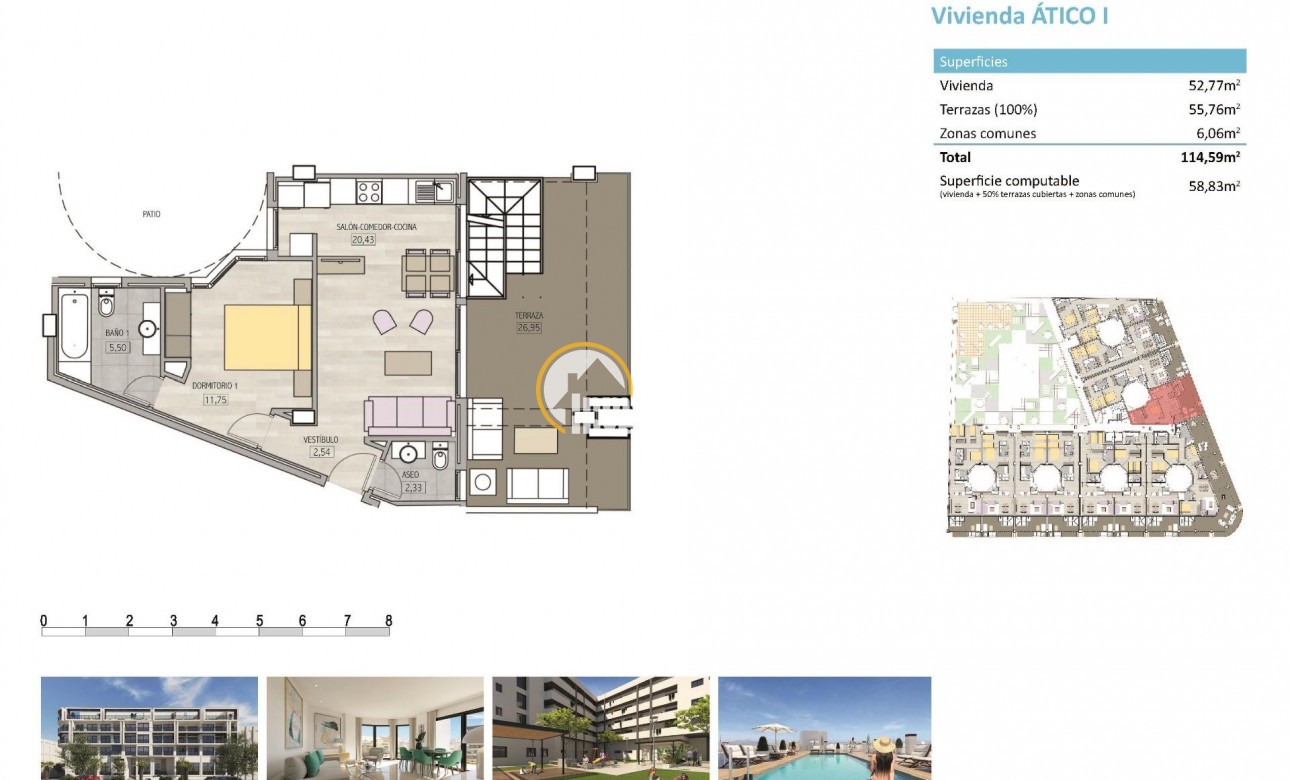 Neubau Immobilien - Penthouse - Alicante - La Florida