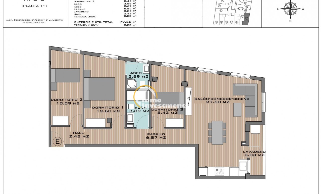 Neubau Immobilien - Apartment - Algorfa - Pueblo