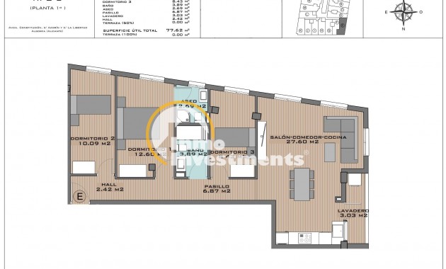 Neubau Immobilien - Apartment - Algorfa - Pueblo