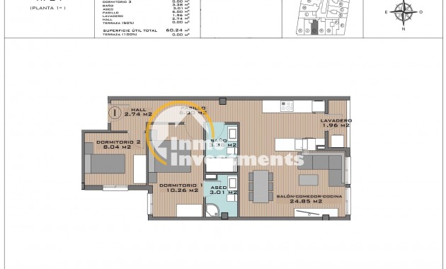 Neubau Immobilien - Apartment - Algorfa - Pueblo