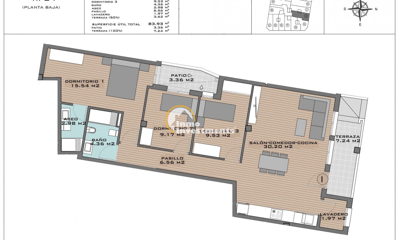 Neubau Immobilien - Apartment - Algorfa - Pueblo