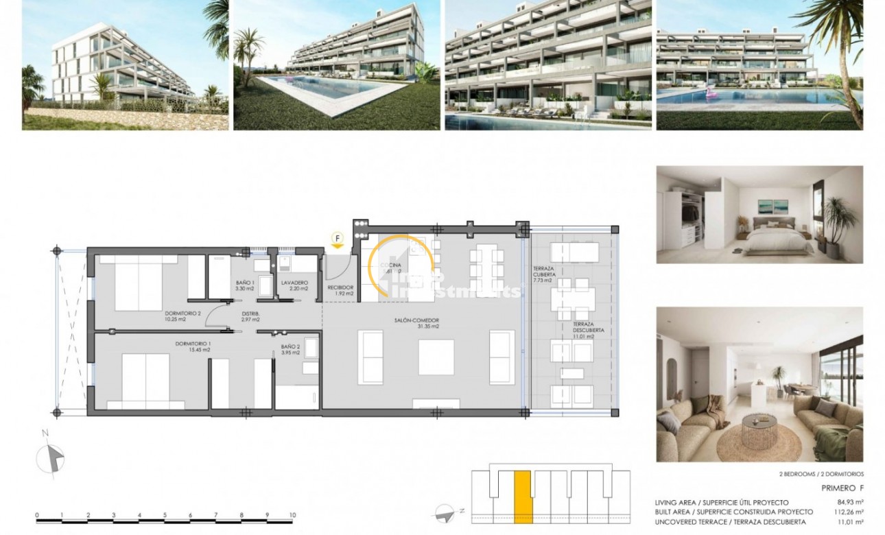 Nouvelle Construction - Appartement - Cartagena - Mar de Cristal