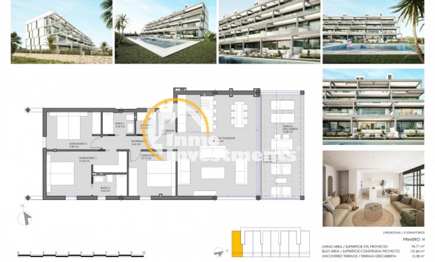 New build - Apartment - Cartagena - Mar de Cristal