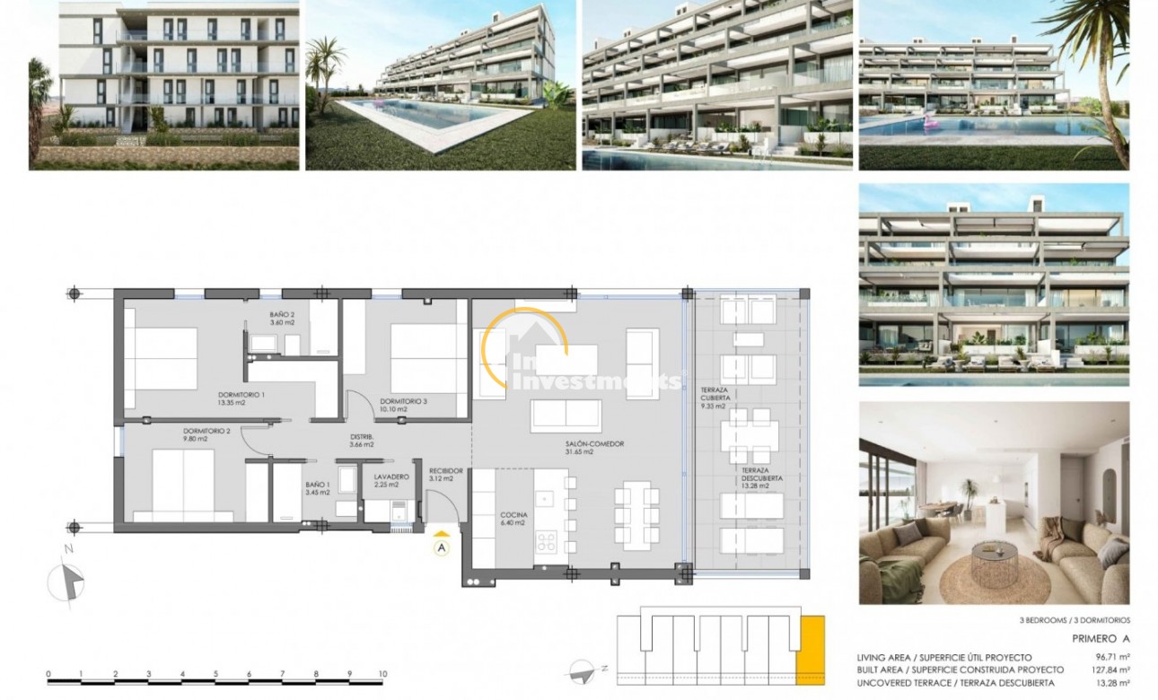 New build - Apartment - Cartagena - Mar de Cristal