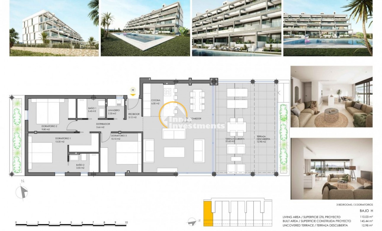 Nieuwbouw - Appartement - Cartagena - Mar de Cristal