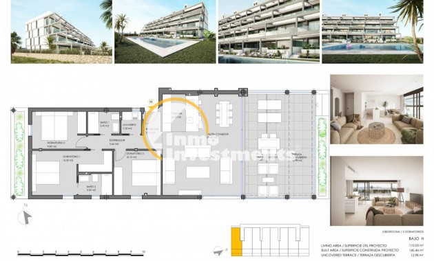 Neubau Immobilien - Apartment - Cartagena - Mar de Cristal
