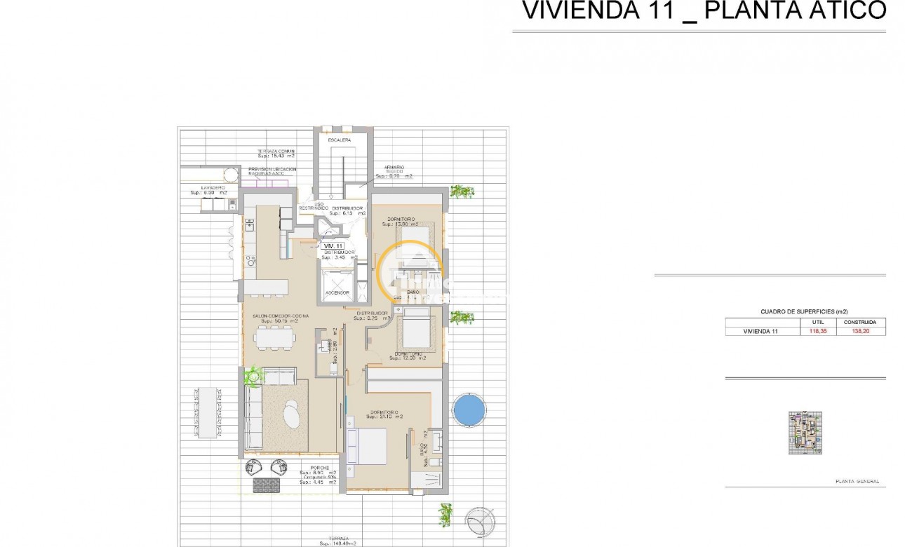Neubau Immobilien - Penthouse - Aguilas - Puerto Deportivo Juan Montiel