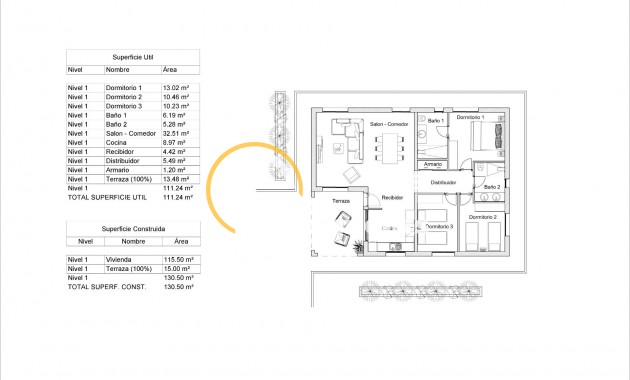 New build - Villa - Pinoso - Lel