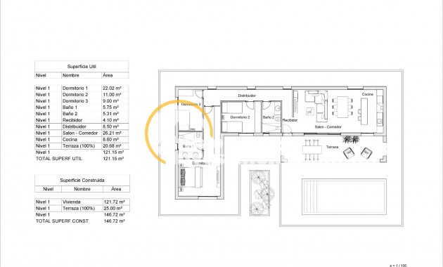 Neubau Immobilien - Villa - Pinoso - Lel