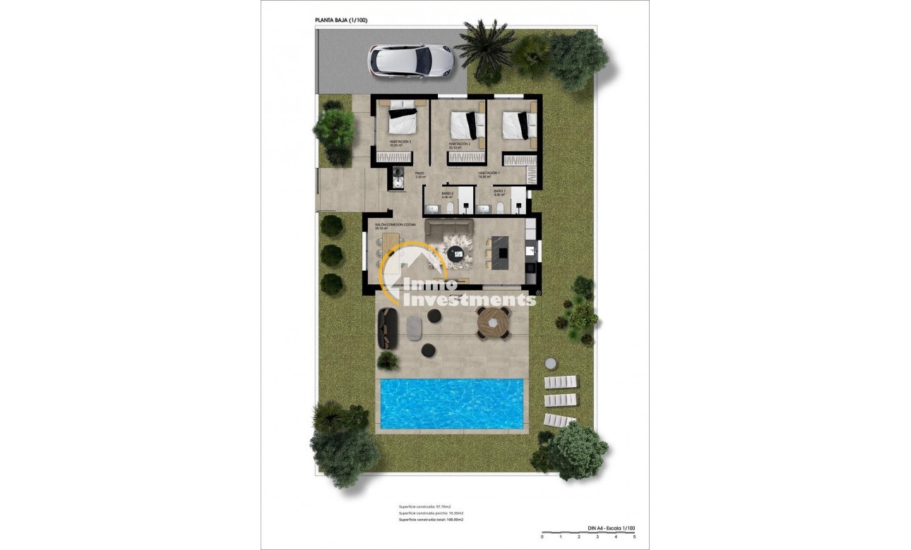 Neubau Immobilien - Villa - Hondon de Las Nieves - La Solana