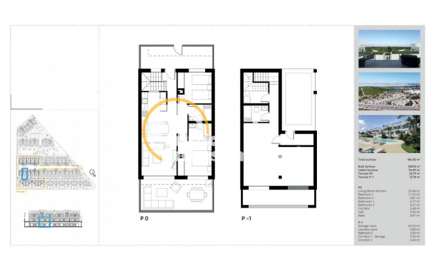 Neubau Immobilien - Bungalow - Torrevieja - Lago jardin