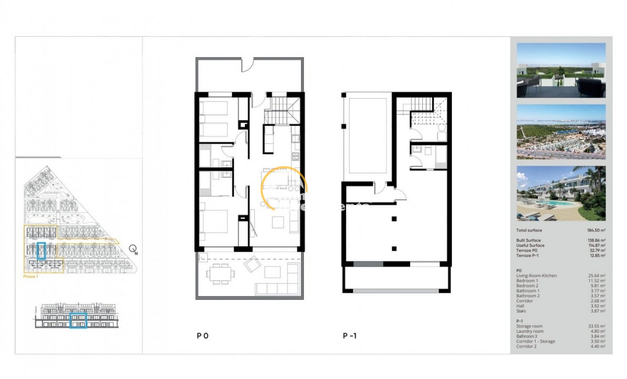 Nouvelle Construction - Bungalow - Torrevieja - Lago jardin