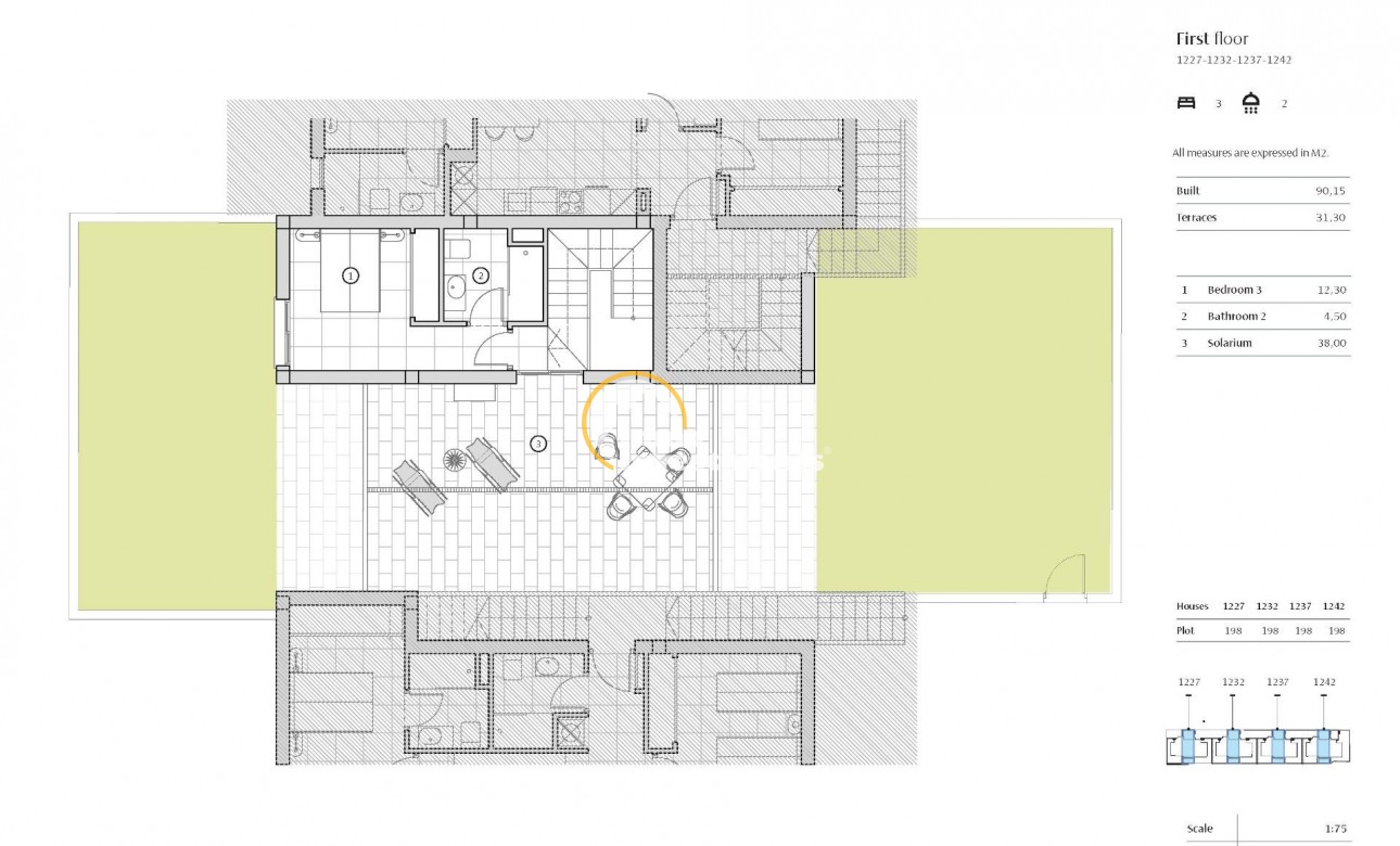 Neubau Immobilien - Reihenhaus - Algorfa - La Finca Golf