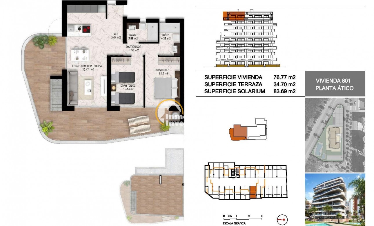 New build - Penthouse - Guardamar del Segura - PUERTO