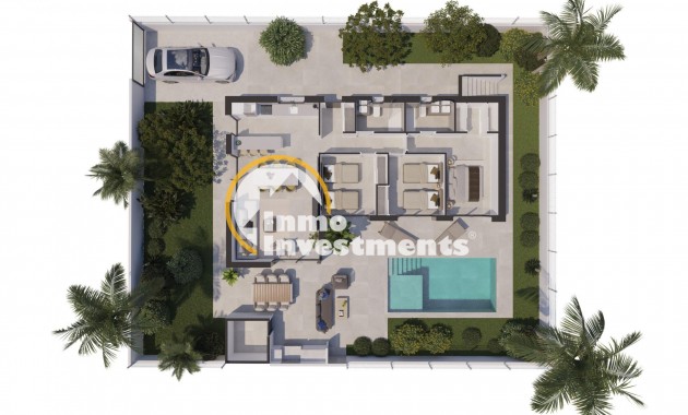 Neubau Immobilien - Villa - Polop - Alberca