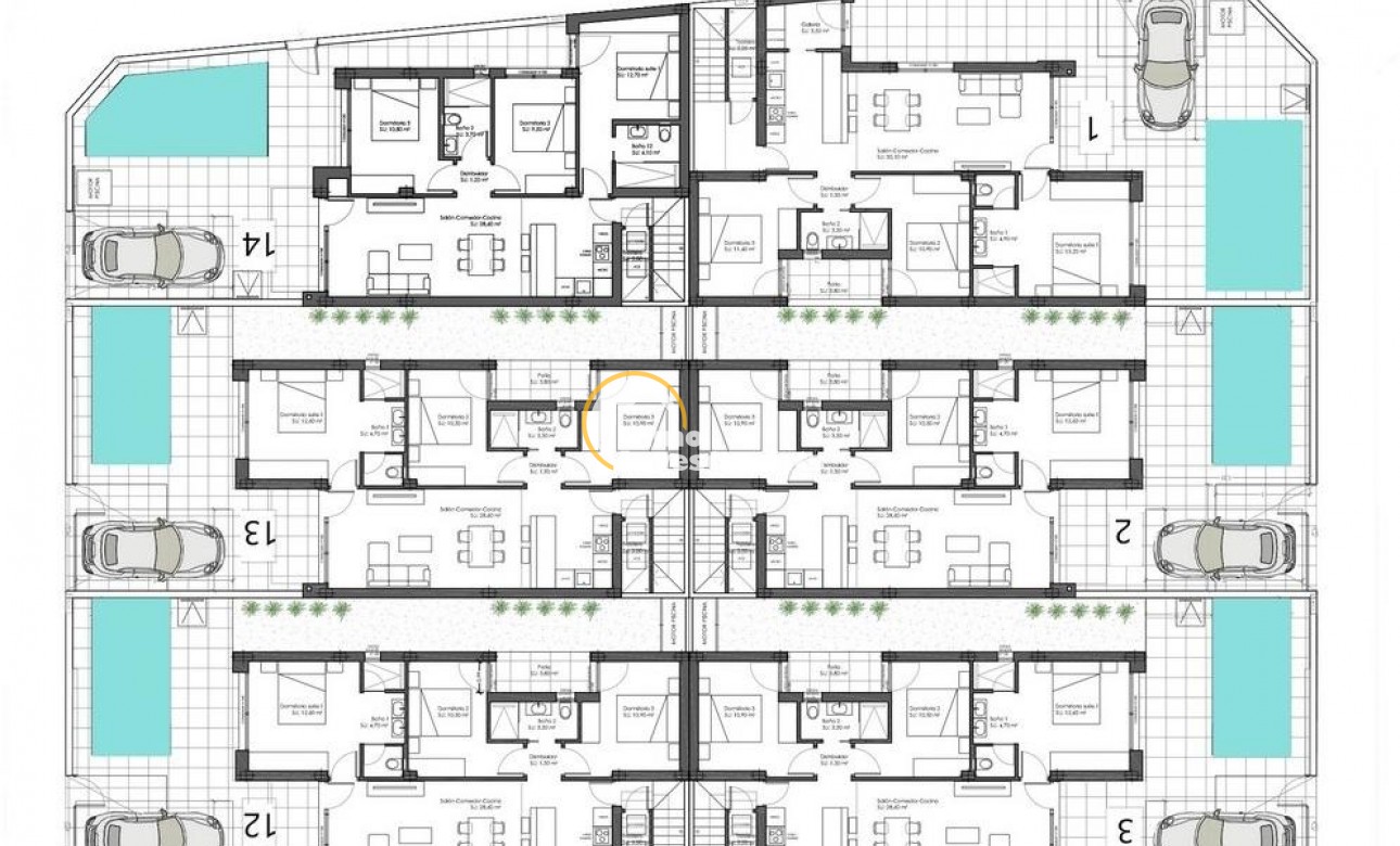 Neubau Immobilien - Villa - San Fulgencio - Pueblo