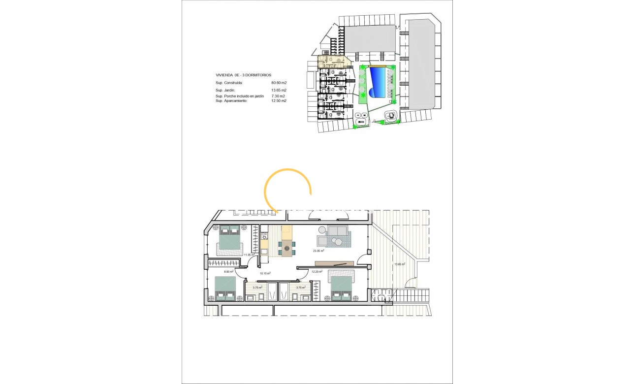 Neubau Immobilien - Bungalow - Torre Pacheco - Roldán