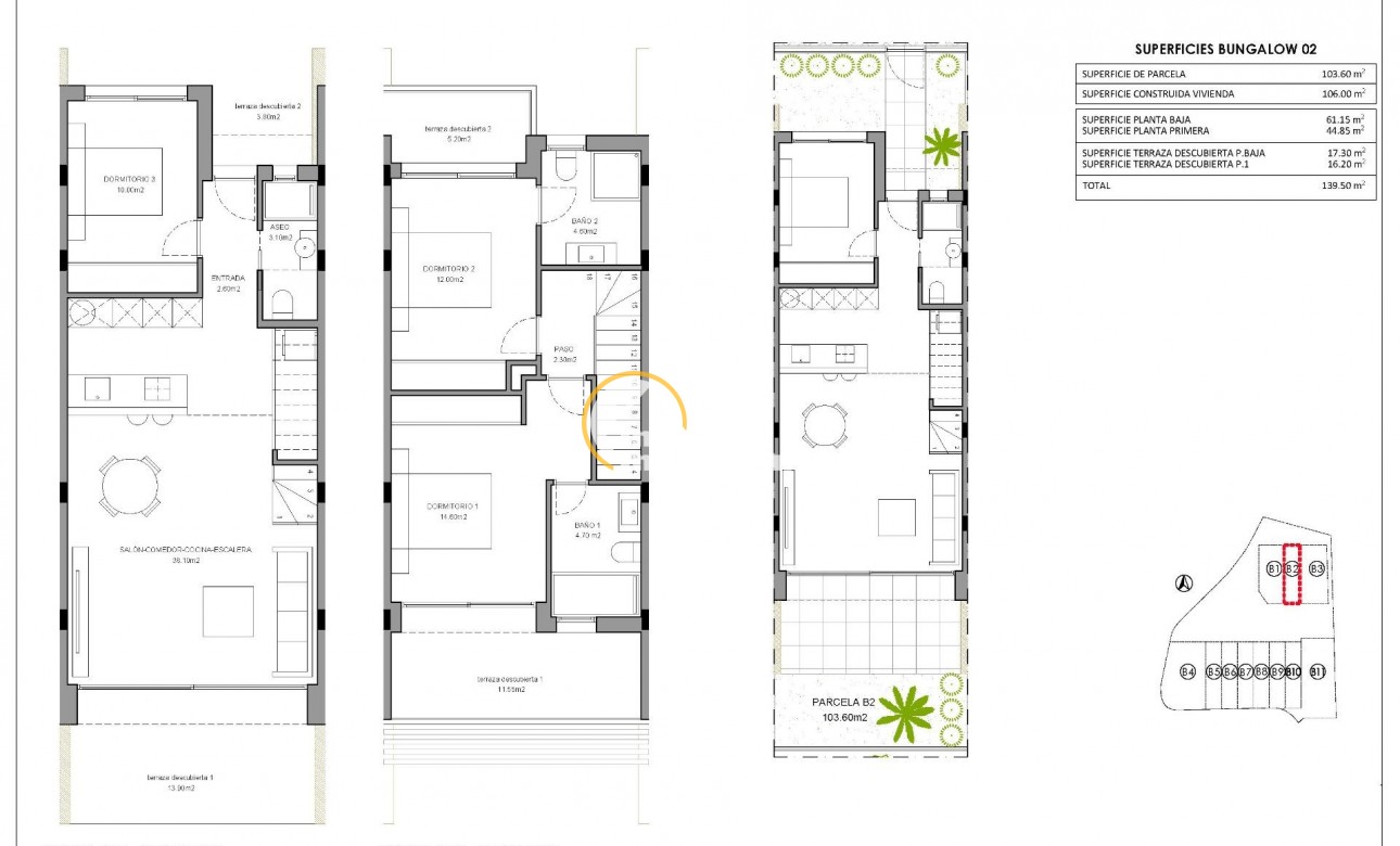 Neubau Immobilien - Reihenhaus - Finestrat - Sierra Cortina