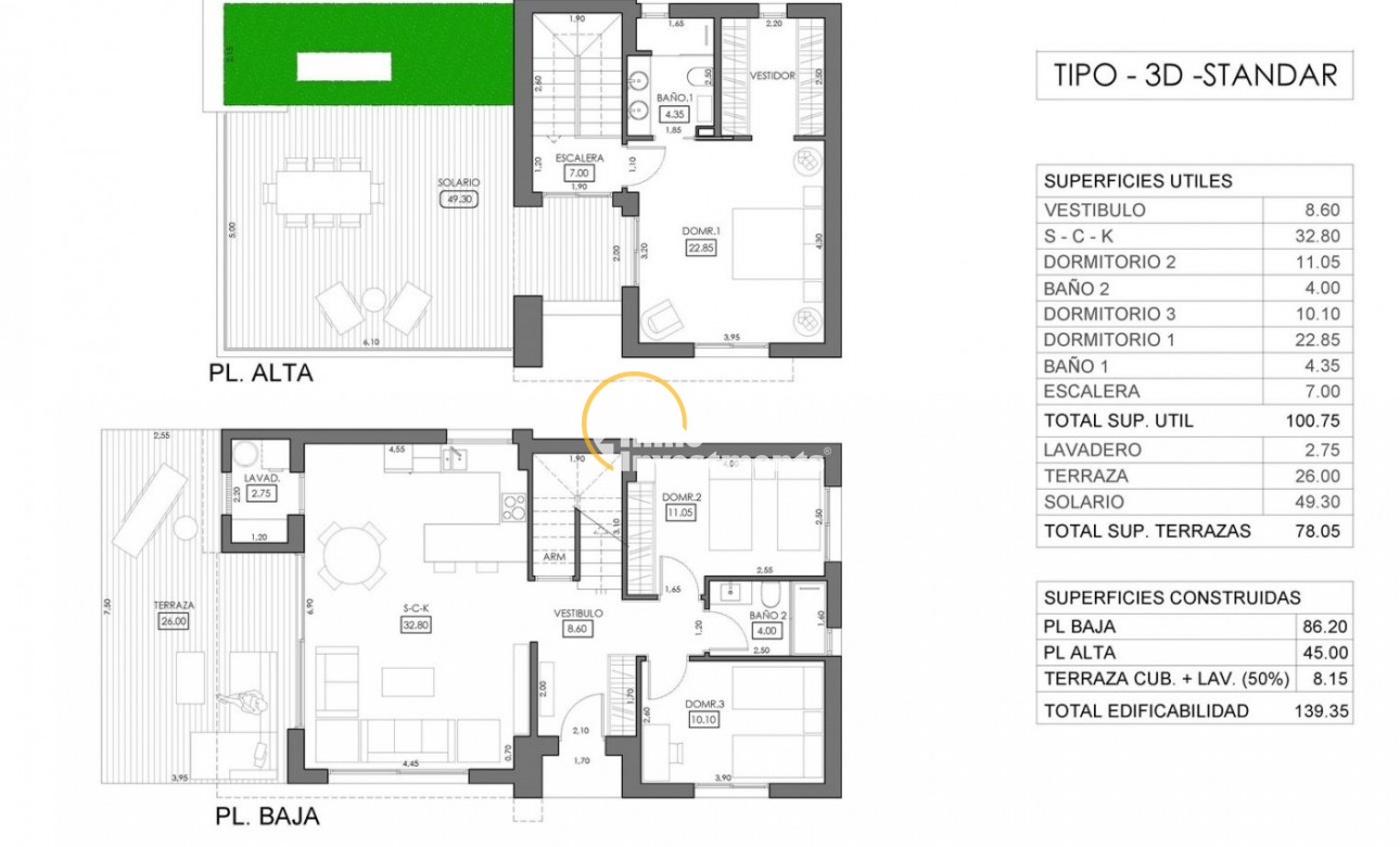 Nouvelle Construction - Villa - Orihuela Costa - La Ciñuelica