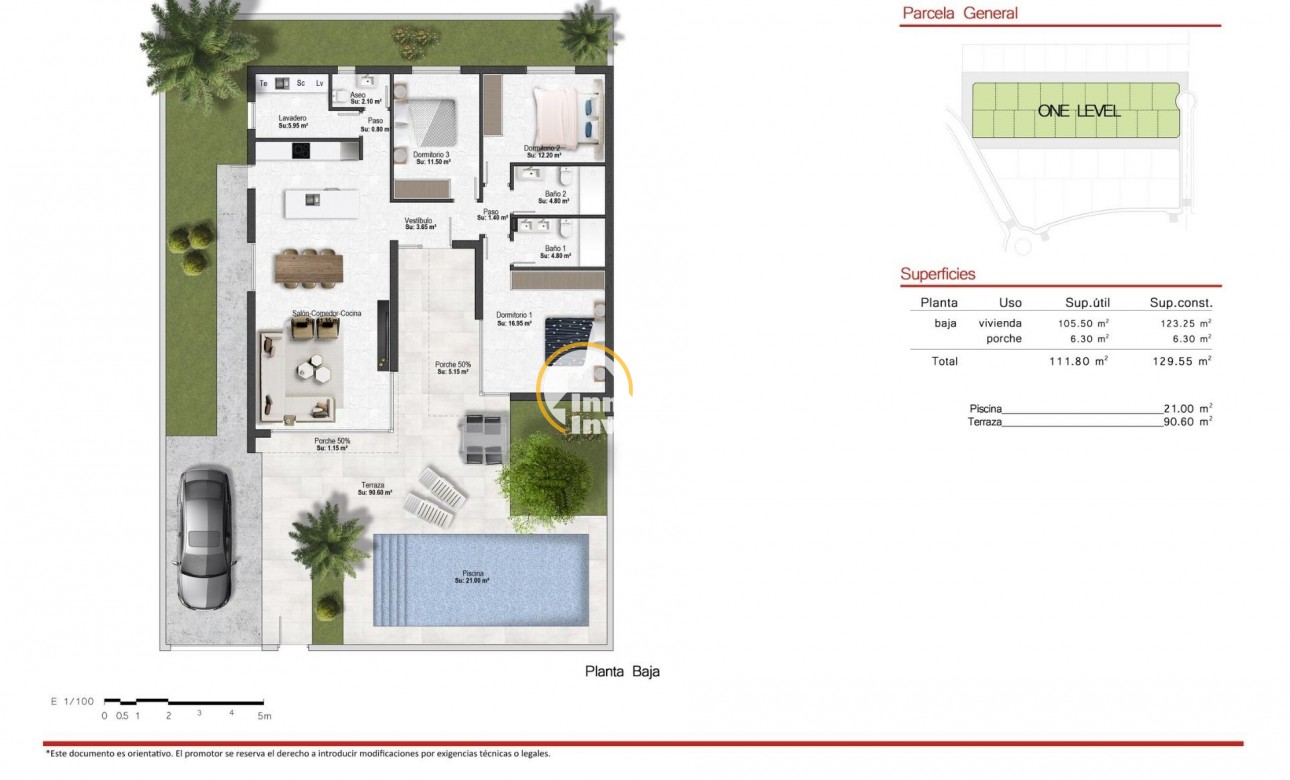 Neubau Immobilien - Villa - BAÑOS Y MENDIGO - Altaona golf and country village