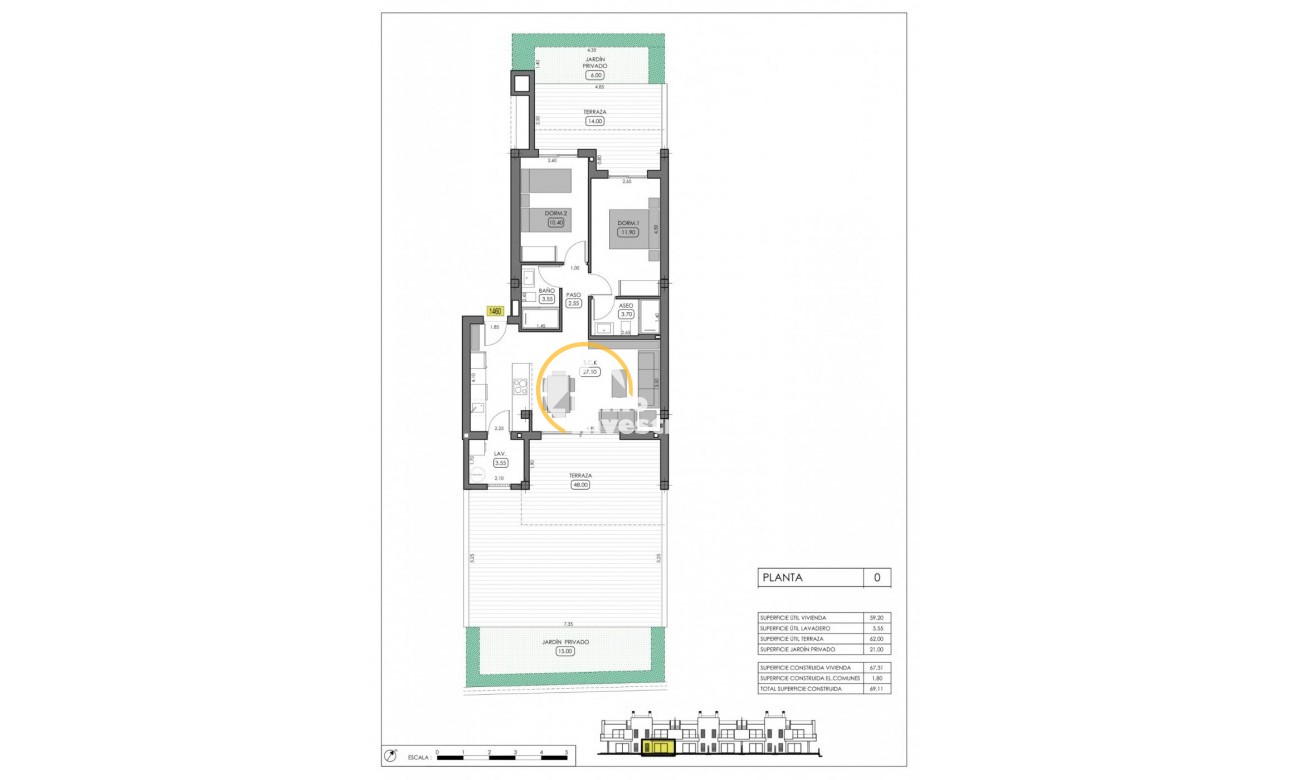 Neubau Immobilien - Bungalow - Algorfa - La Finca Golf