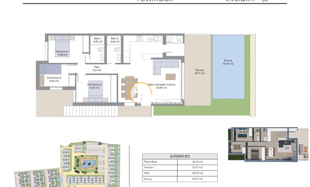 New build - Bungalow - Finestrat - Finestrat Hills