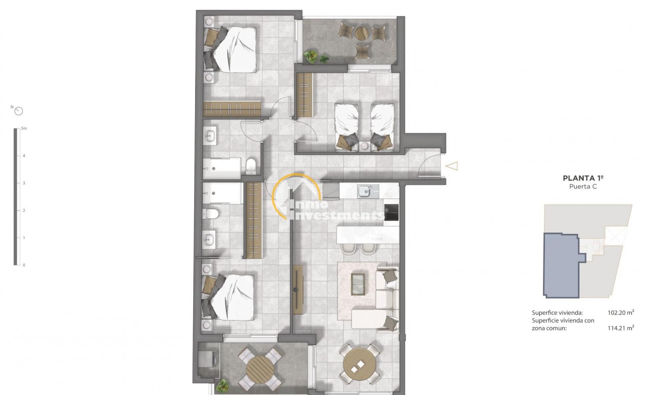 Nieuwbouw - Appartement - Guardamar del Segura - Pueblo