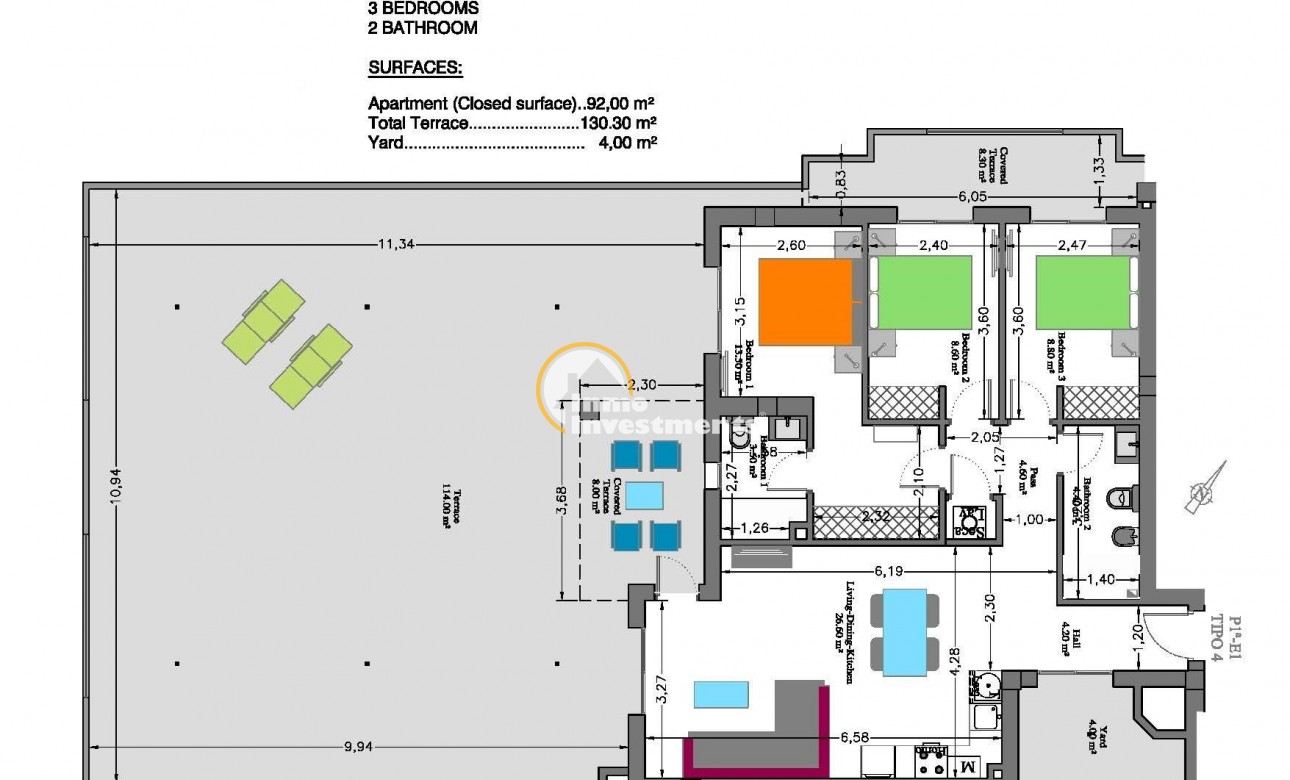 Neubau Immobilien - Apartment - Orihuela Costa - Las Filipinas