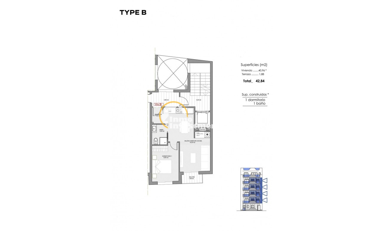 Nieuwbouw - Appartement - Torrevieja - Playa de Los Locos