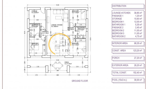 Nouvelle Construction - Villa - Pinoso - Campo