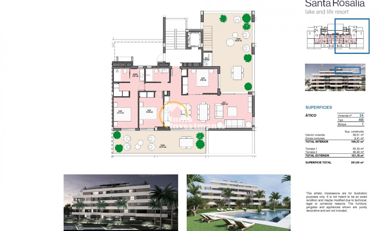 New build - Penthouse - Torre Pacheco  - Torre Pacheco