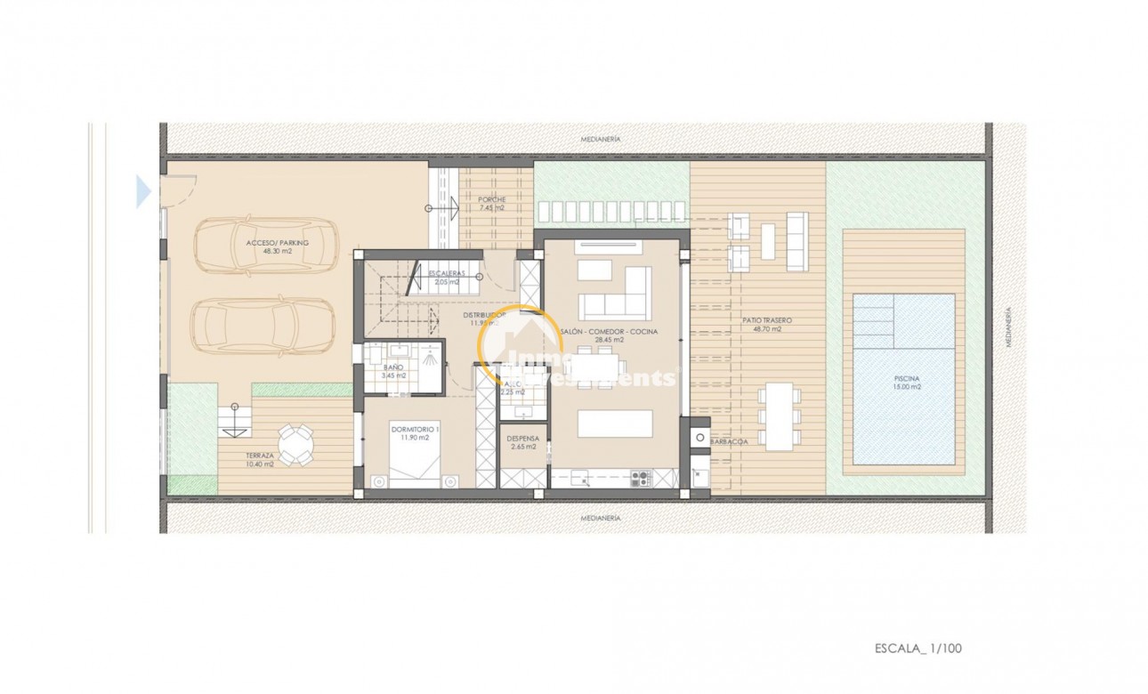 New build - Villa - San Juan de los Terreros - Las Mimosas