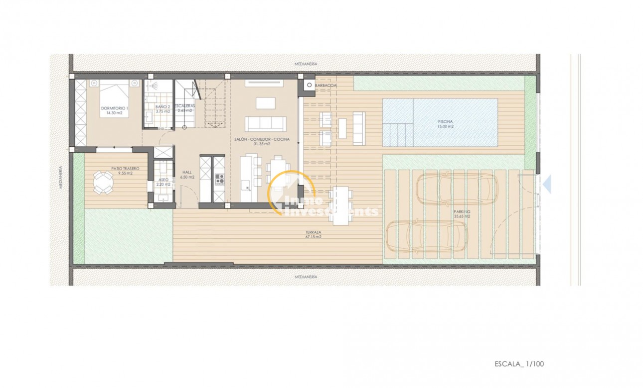 New build - Villa - San Juan de los Terreros - Las Mimosas