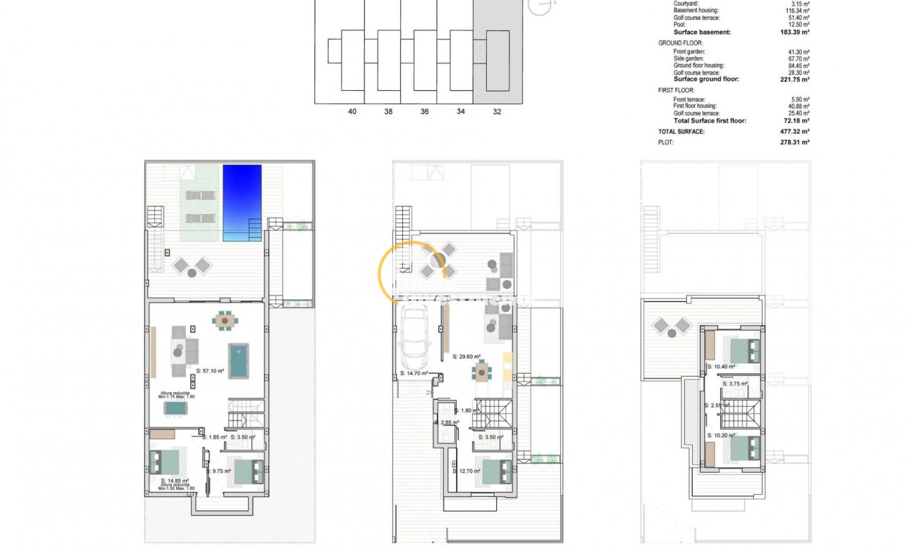 Obra nueva - Chalet independiente - Los Alcázares - Serena Golf