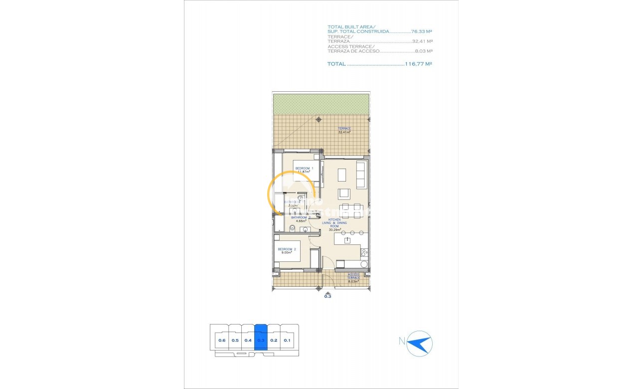 New build - Apartment - Los Alcázares - Serena Golf